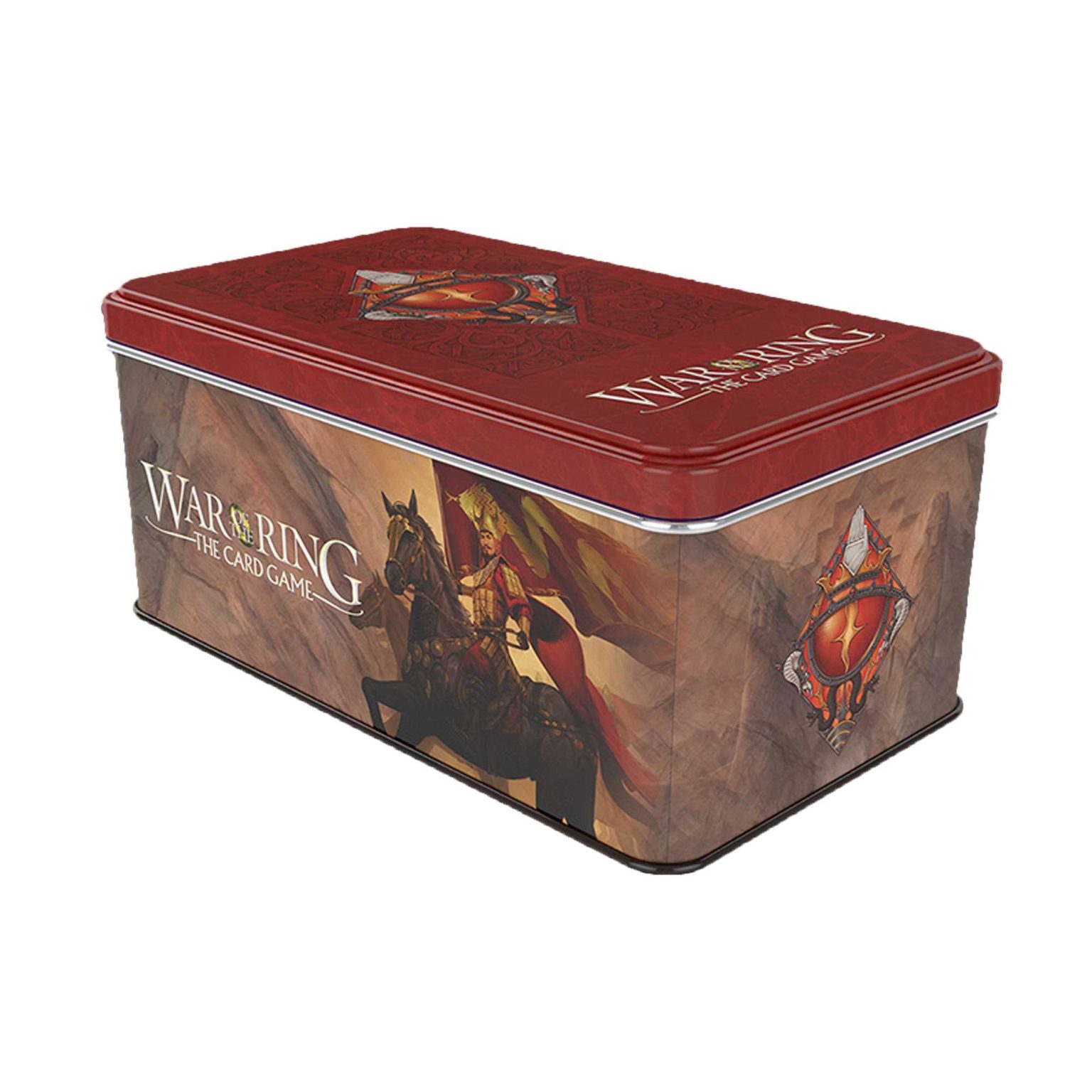 Shadow - Card Box and Sleeves (Red Bannerman version): War of the Ring The Card Game