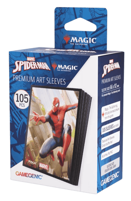 Gamegenic MTG Marvel's Spider-Man Premium Art Sleeves- Spider-Man Triple Helix Wargames Gamegenic MTG Marvel's Spider-Man Premium Art Sleeves- Spider-Man Triple Helix Wargames